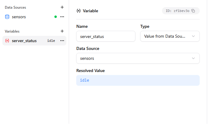 Server status variable